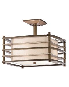 Moxie 2 Light Semi-Flush - Cambridge Bronze