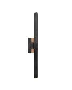 Nocar Large LED Exterior Wall Light - Textured Black