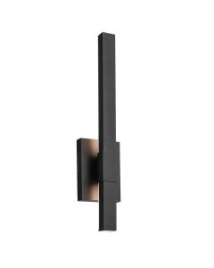 Nocar Medium LED Exterior Wall Light - Textured Black
