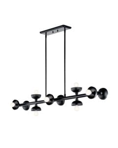Palta 10 lt Linear Pendant - Satin Black