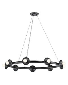 Palta 9 Light Chandelier - Satin Black