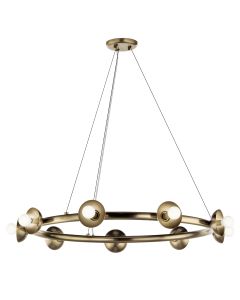Palta 9 Light Chandelier - Champagne Bronze