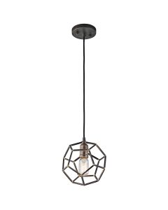 Rocklyn 1 Light Mini Pendant - Raw Steel