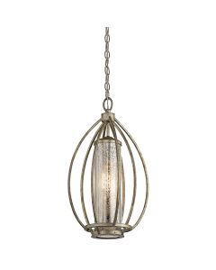 Rosalie 1 Light Pendant - Sterling Gold