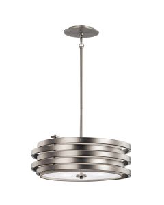 Roswell 3 Light Pendant - Brushed Nickel