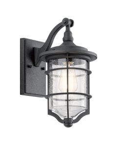 Royal Marine 1 Light Small Wall Lantern - Distressed Black