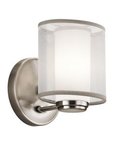 Saldana 1 Light Wall Light - Classic Pewter