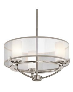 Saldana 3 Light Chandelier - Classic Pewter