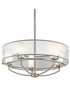 Saldana 5 Light Chandelier - Classic Pewter