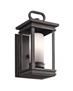 South Hope 1 Light Small Wall Lantern - Rubbed Bronze