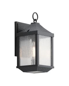 Springfield 1 Light Small Wall Lantern - Distressed Black