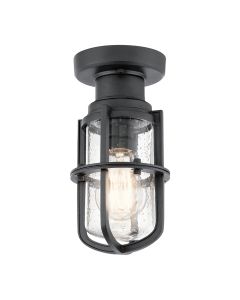 Suri 1 Light Porch/Pedestal Lantern - Textured Black