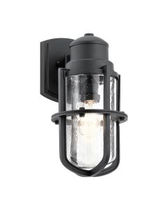 Suri 1 Light Medium Wall Lantern - Textured Black