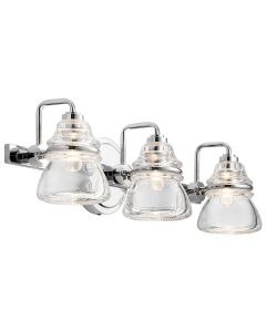 Talland 3 Light Wall Light - Polished Chrome