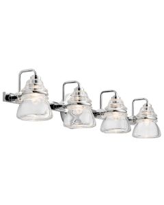 Talland 4 Light Wall Light - Polished Chrome