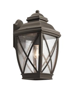 Tangier 1 Light Large Wall Lantern - Olde Bronze