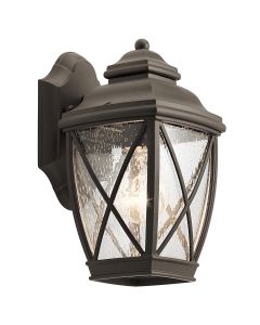 Tangier 1 Light Small Wall Lantern - Olde Bronze