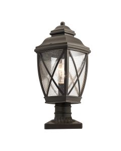 Tangier 1 Light Medium 7.5" Pedestal - Olde Bronze
