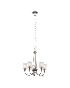Waverly 5 Light Chandelier - Classic Pewter