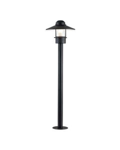 Klampenborg 1 Light Bollard - Black