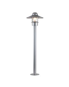 Klampenborg 1 Light Bollard - Silver