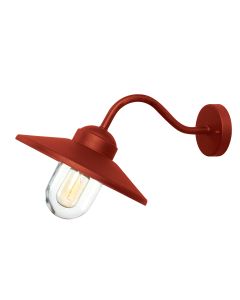 Klampenborg 1 lt Wall Lantern - Oxide Red