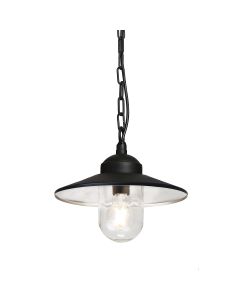 Klampenborg 1 Light Chain Lantern - Black