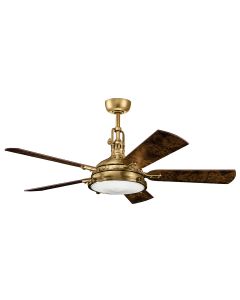 Hatteras Bay - 56in / 142cm Fan - Burnished Antique Brass