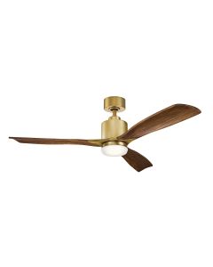 Ridley II - 52in / 132cm Fan - Natural Brass