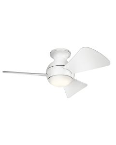 Sola - 34in / 86cm Fan - Matte White