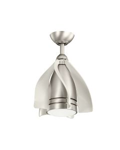 Terna - 15in / 38cm Fan - Brushed Nickel