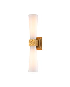 Kristy 2 lt Wall Light - Distressed Gold