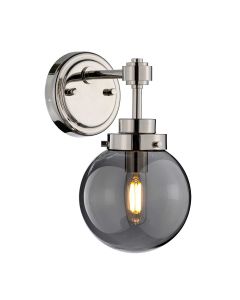 Kula 1 Light Wall Light - Polished Nickel