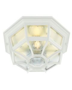 Latina 1 Light Ceiling Light - White