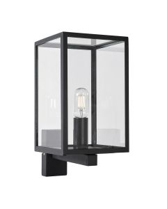 Lofoten 1 Light Wall Light with Arm - Black