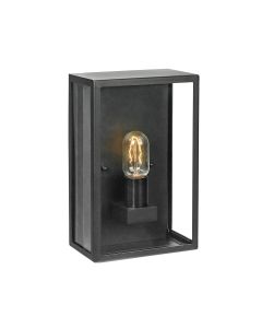 Lofoten 1 Light Half Lantern - Black