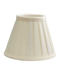 Clip Shades Pleated Ivory Candle Shade