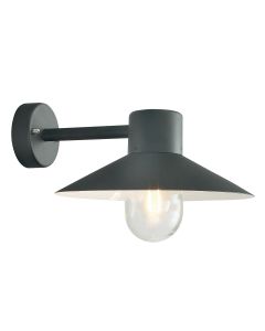 Lund 1 Light Wall Lantern - Black