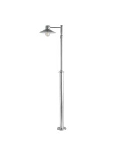Lund 1 Light Lamp Post - Galvanised