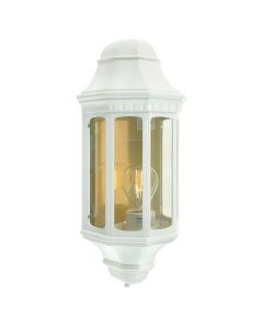 Malaga 1 Light Wall Lantern - White