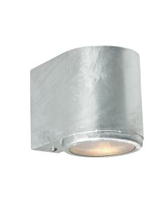 Mandal 1 Light Down Wall Light Galvanised