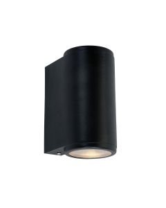 Mandal 2 Light Up / Down Wall Light Black