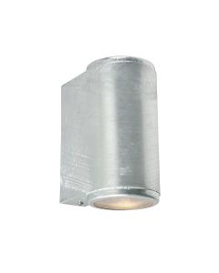 Mandal 2 Light Up / Down Wall Light Galvanised