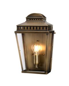 Mansion House 1 Light Wall Lantern - Aged Brass