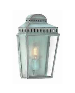 Mansion House 1 Light Wall Lantern - Verdigris