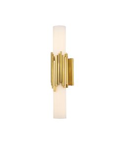 Marvelle 2 lt Wall Light - Aged Brass