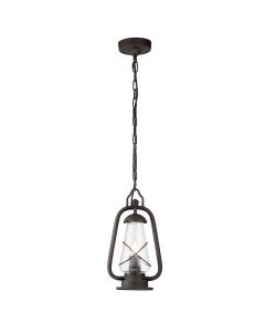 Miners 1 Light Chain Lantern - Old Bronze