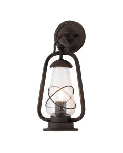 Miners 1 Light Wall Lantern - Old Bronze