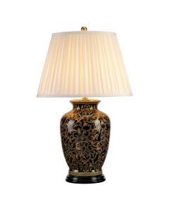 Morris 1 Light Large Table Lamp - Gold and Black