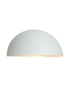 Paris 1 Light Wall Lantern - White
